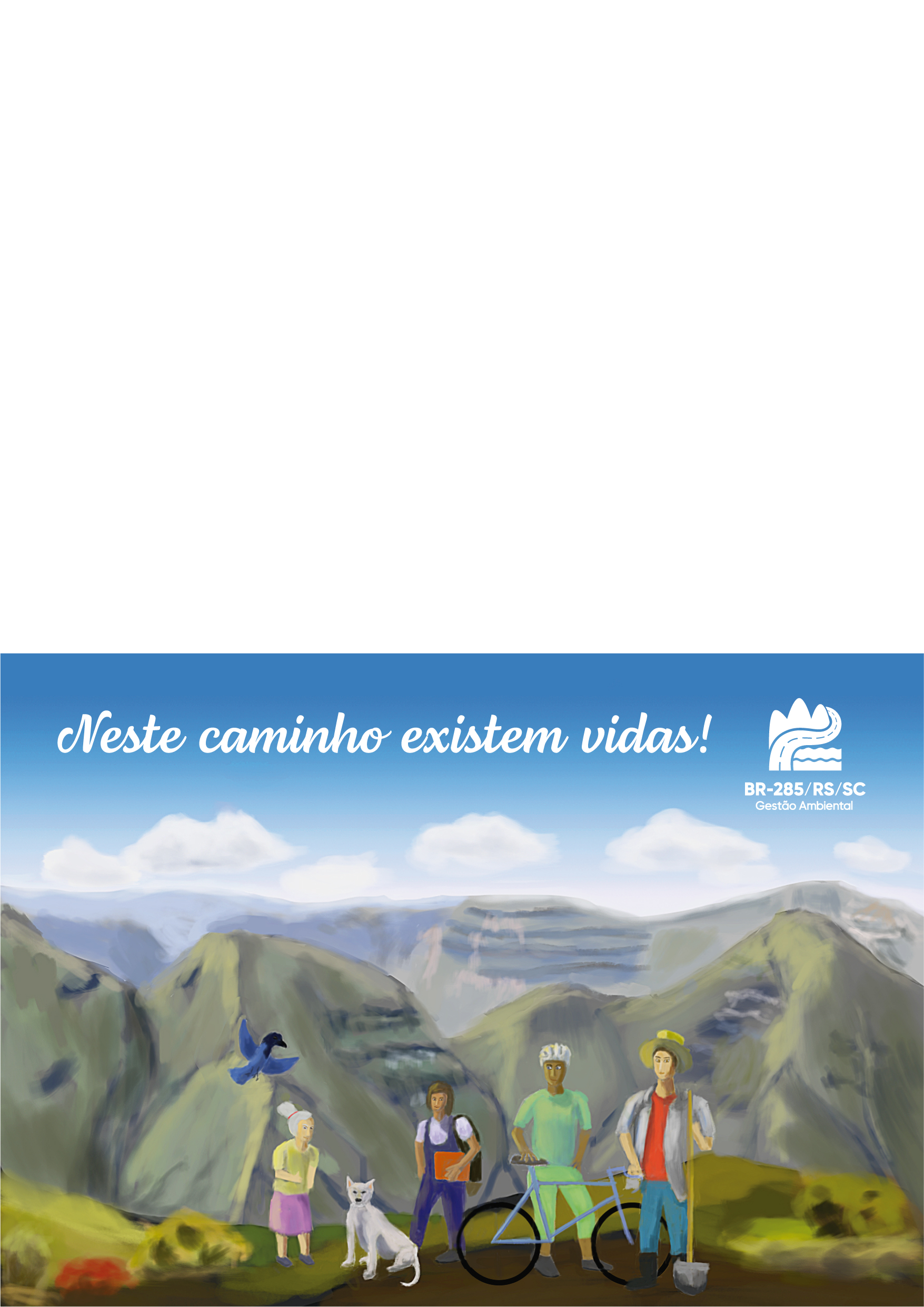 Flyer Neste Caminho Existem Vidas!