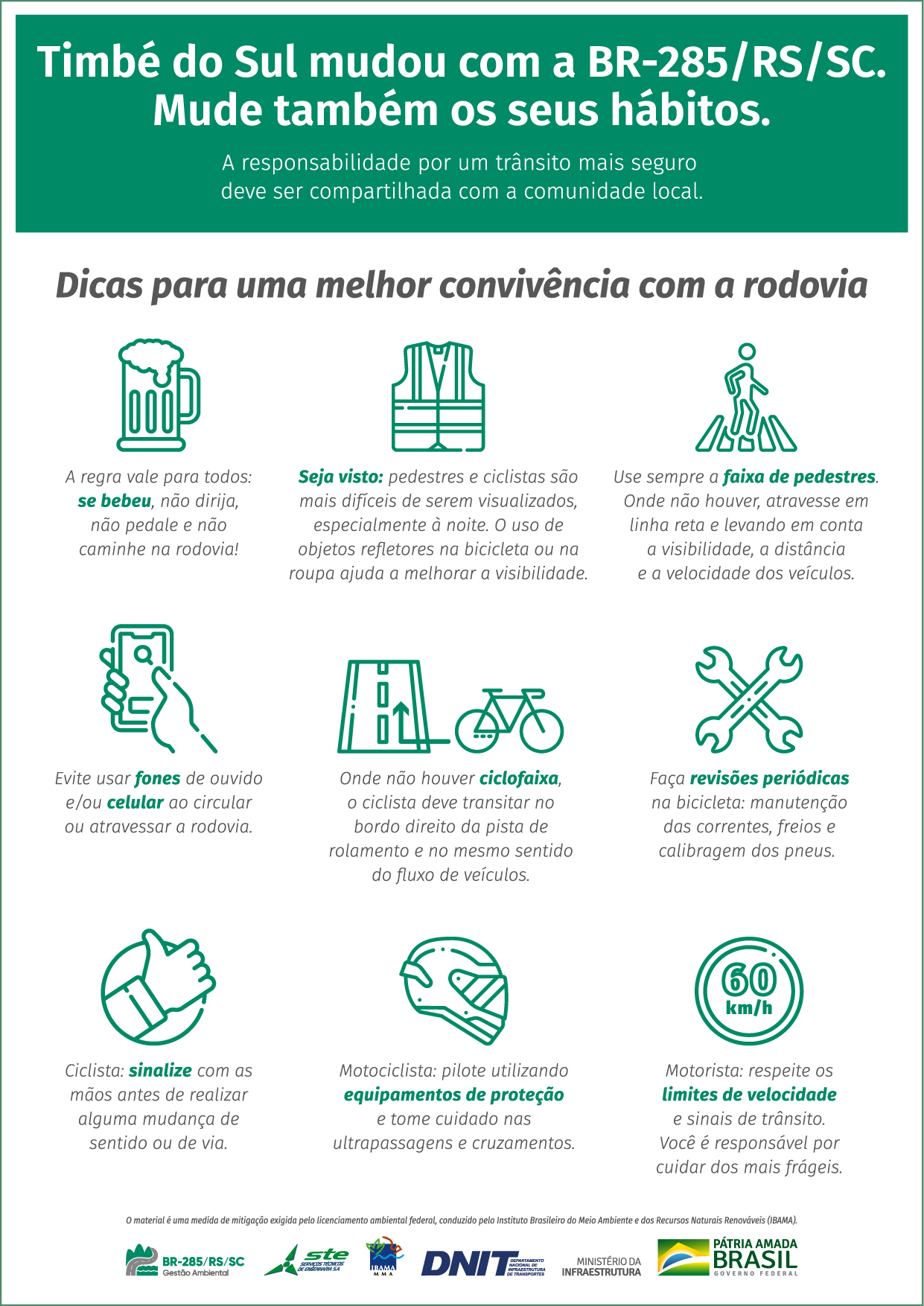 Cartaz Segurança no Trânsito